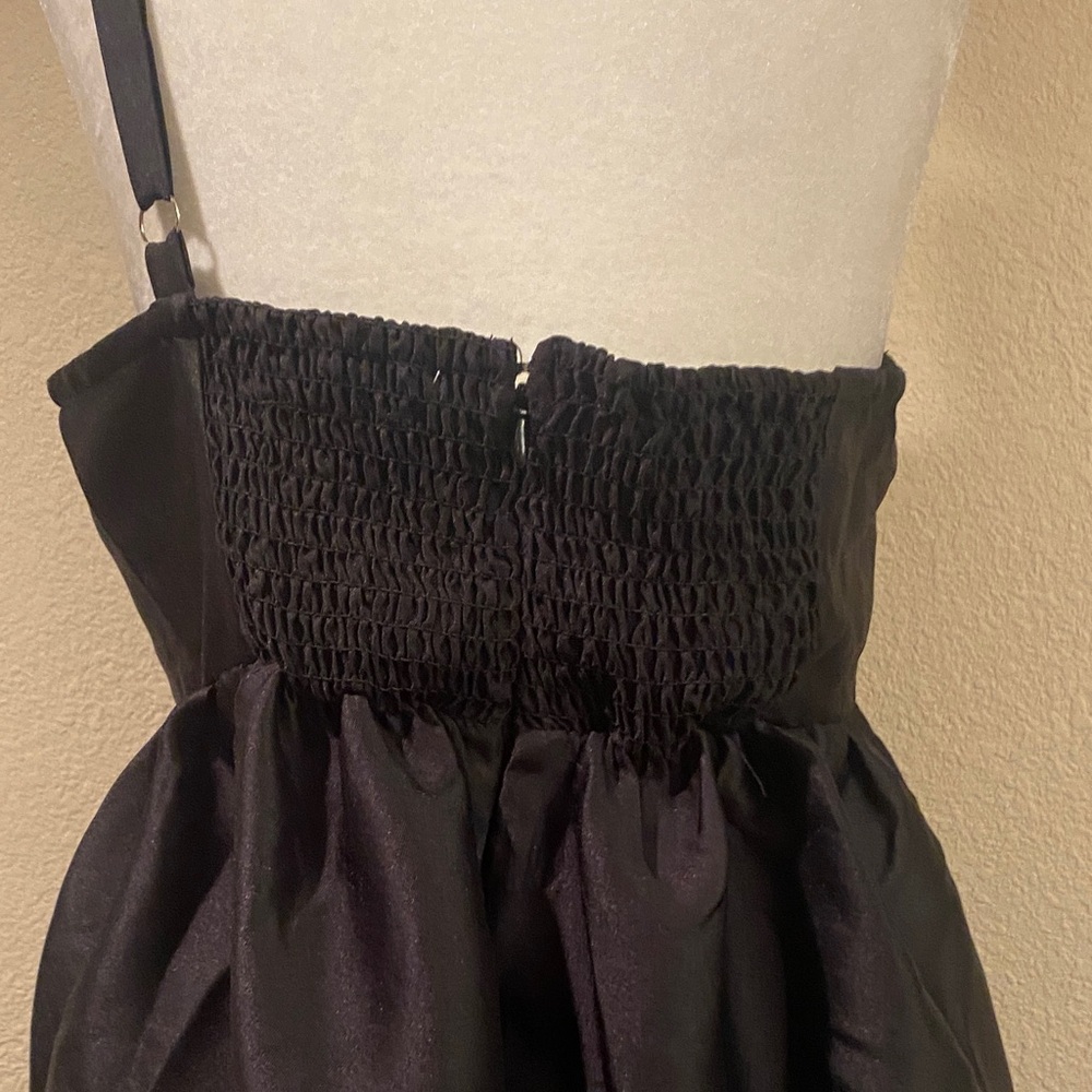 Petal & Pup Bettina Black Strapless Bow Dress - Picture 7 of 15